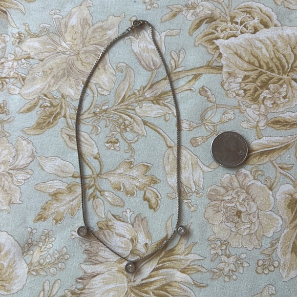 🆑 [4/$20] Vintage Gold Diamond Choker Necklace - Picture 3 of 6